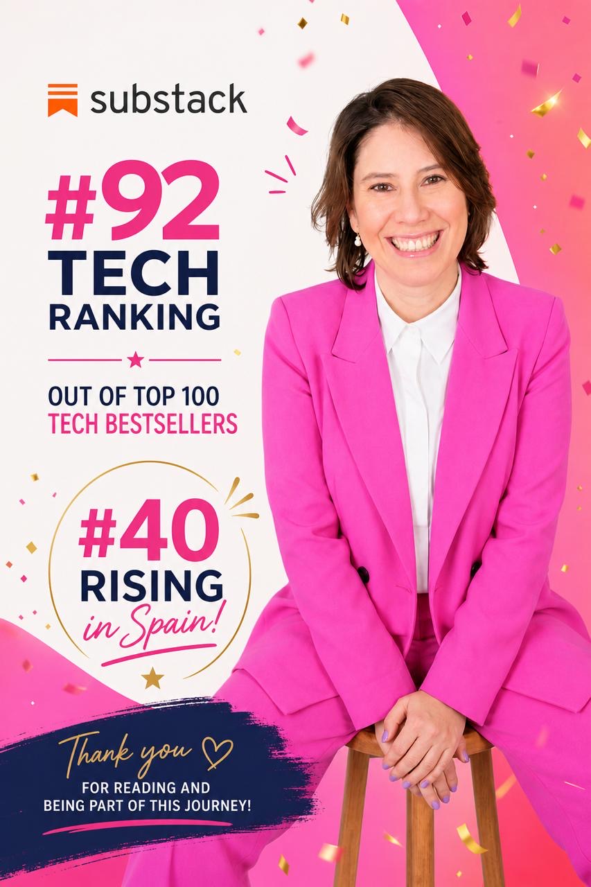 Substack ranking: #92 of the Top 100 Tech bestsellers and #40 Rising in Spain